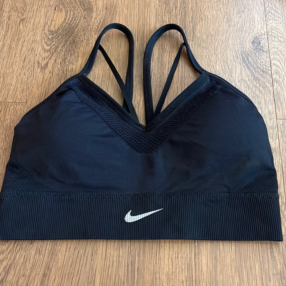 Nike Black sports bra